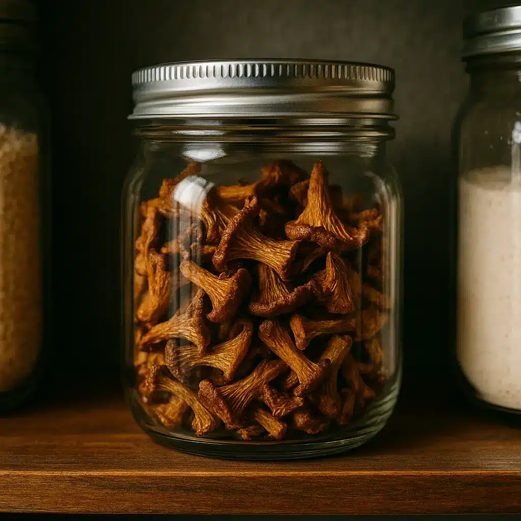 How to store chanterelle mushrooms properly