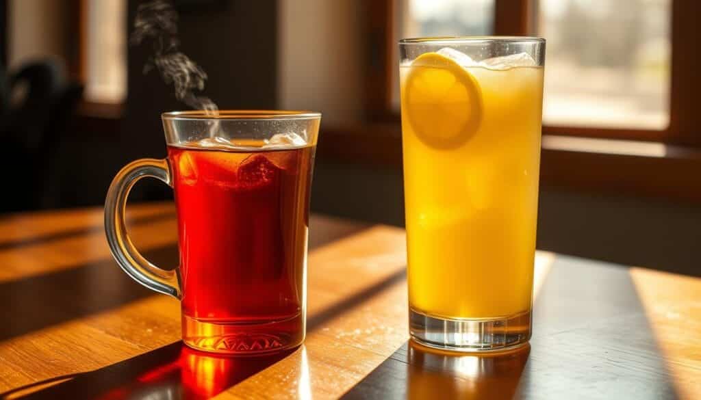tea and lemonade