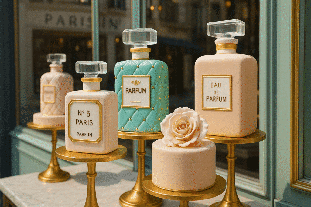 History of Perfume-Inspired Cakes in Parisian bakery